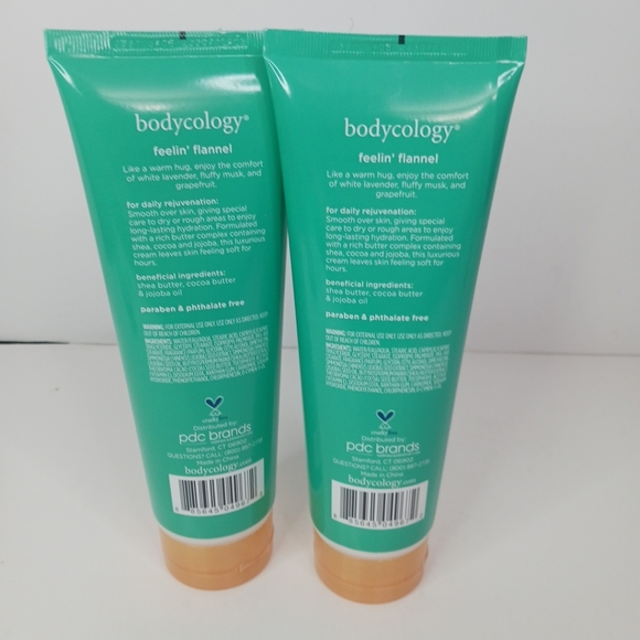 NEW 2 Bodycology Feelin' Flannel Body Cream Moisturizing Rich Butter Complex 8oz - Picture 4 of 4